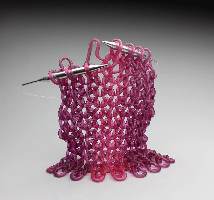 玻璃雕塑:一个针织衫的编织过程 | 创意产品,艺术设计,趣味设计 主题